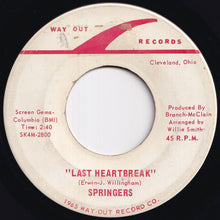 画像をギャラリービューアに読み込む, Springers - Why / Last Heartbreak (7 inch Record / Used)
