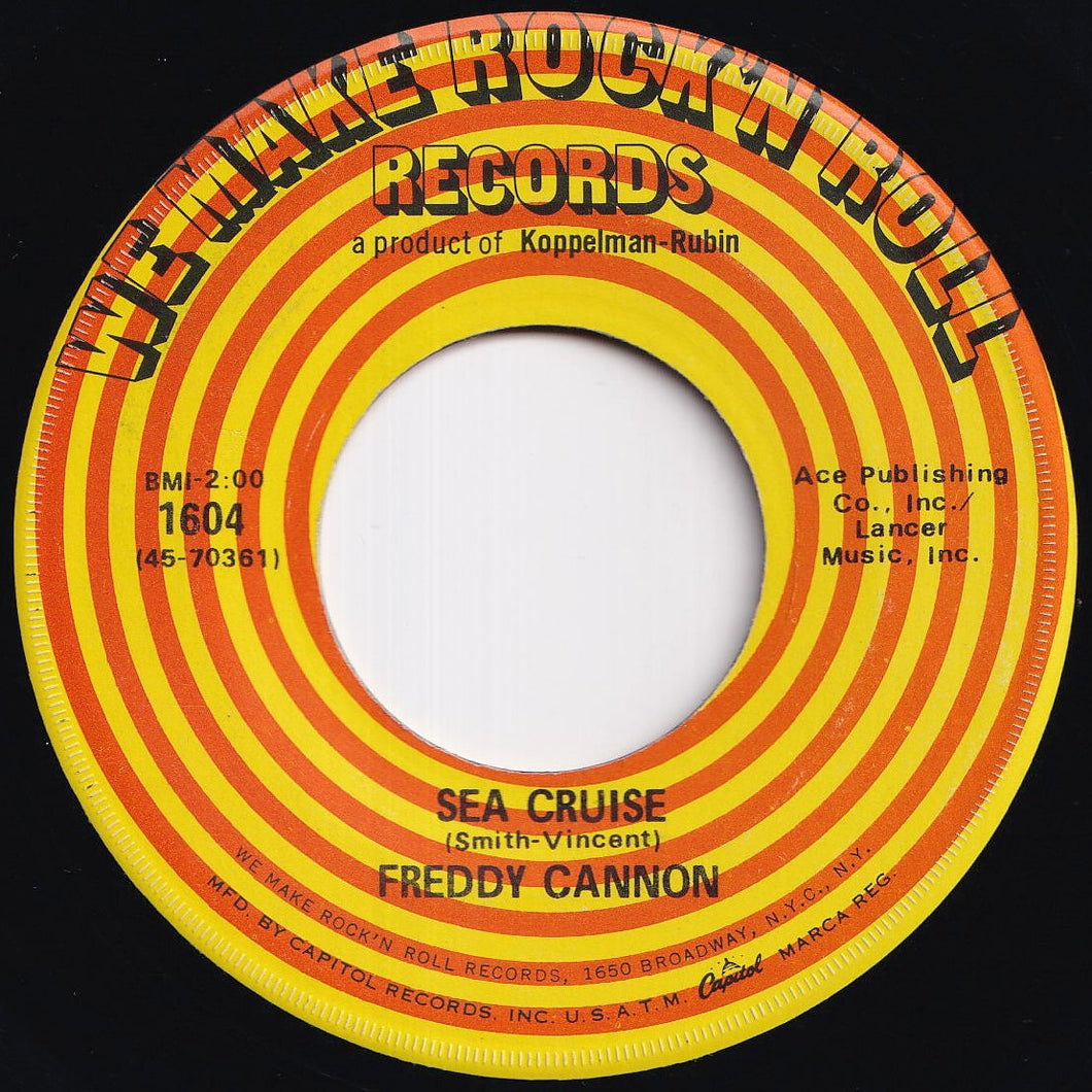 Freddy Cannon - Sea Cruise / She's A Friday Night Fox (7 inch Record / Used)