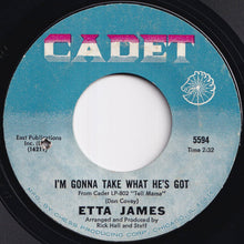画像をギャラリービューアに読み込む, Etta James - Security / I&#39;m Gonna Take What He&#39;s Got (7 inch Record / Used)
