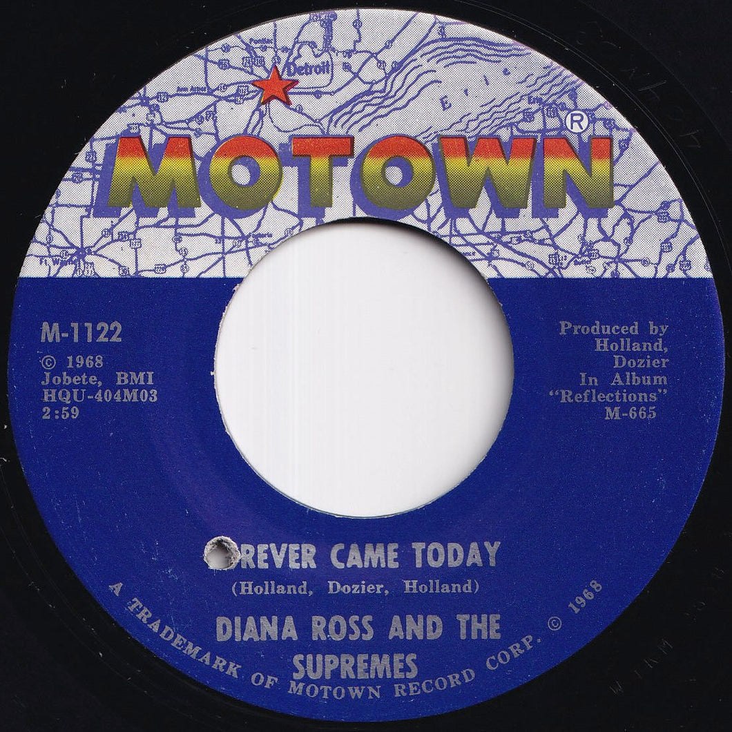 Diana Ross And The Supremes - Forever Came Today / Time Changes Things (7 inch Record / Used)