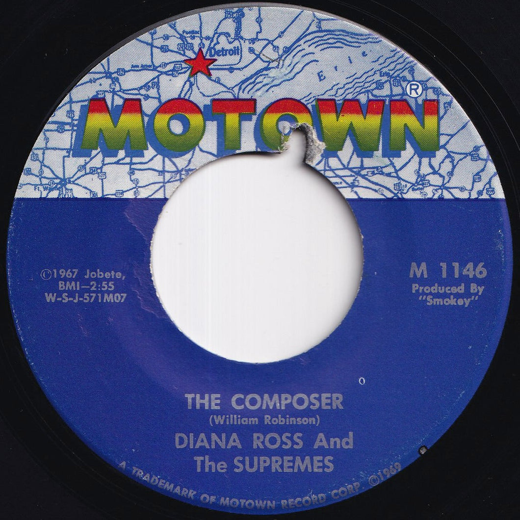 Diana Ross, Supremes - The Composer / The Beginning Of The End (7 inch Record / Used)