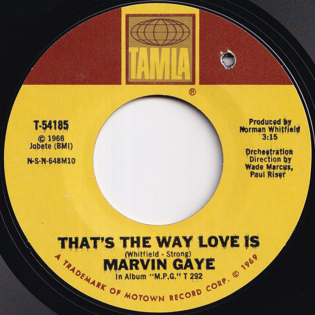 Marvin Gaye - That's The Way Love Is / Gonna Keep On Tryin' Till I Win Your Love (7 inch Record / Used)