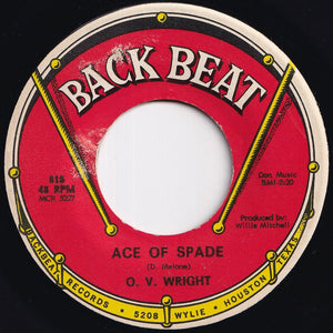 O. V. Wright - Ace Of Spade / Afflicted (7 inch Record / Used)