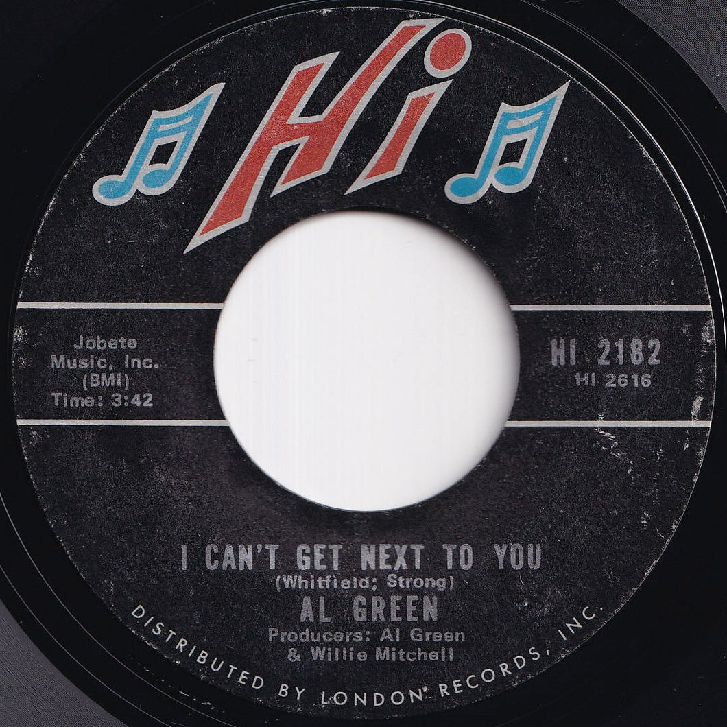 Al Green - I Can't Get Next To You / Ride Sally Ride (7 inch Record / Used)