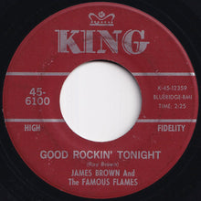 画像をギャラリービューアに読み込む, James Brown And The Famous Flames - Let Yourself Go / Good Rockin&#39; Tonight (7 inch Record / Used)
