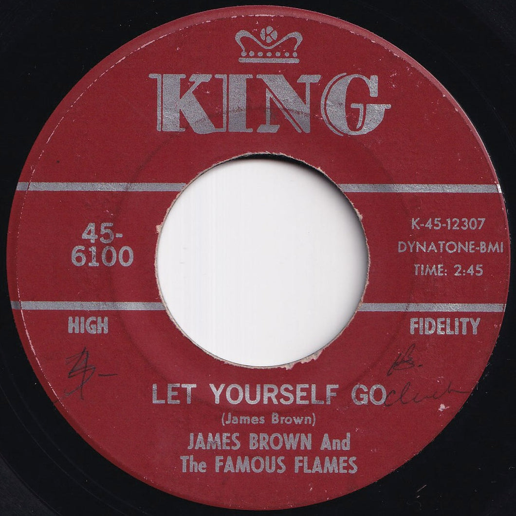 James Brown And The Famous Flames - Let Yourself Go / Good Rockin' Tonight (7 inch Record / Used)