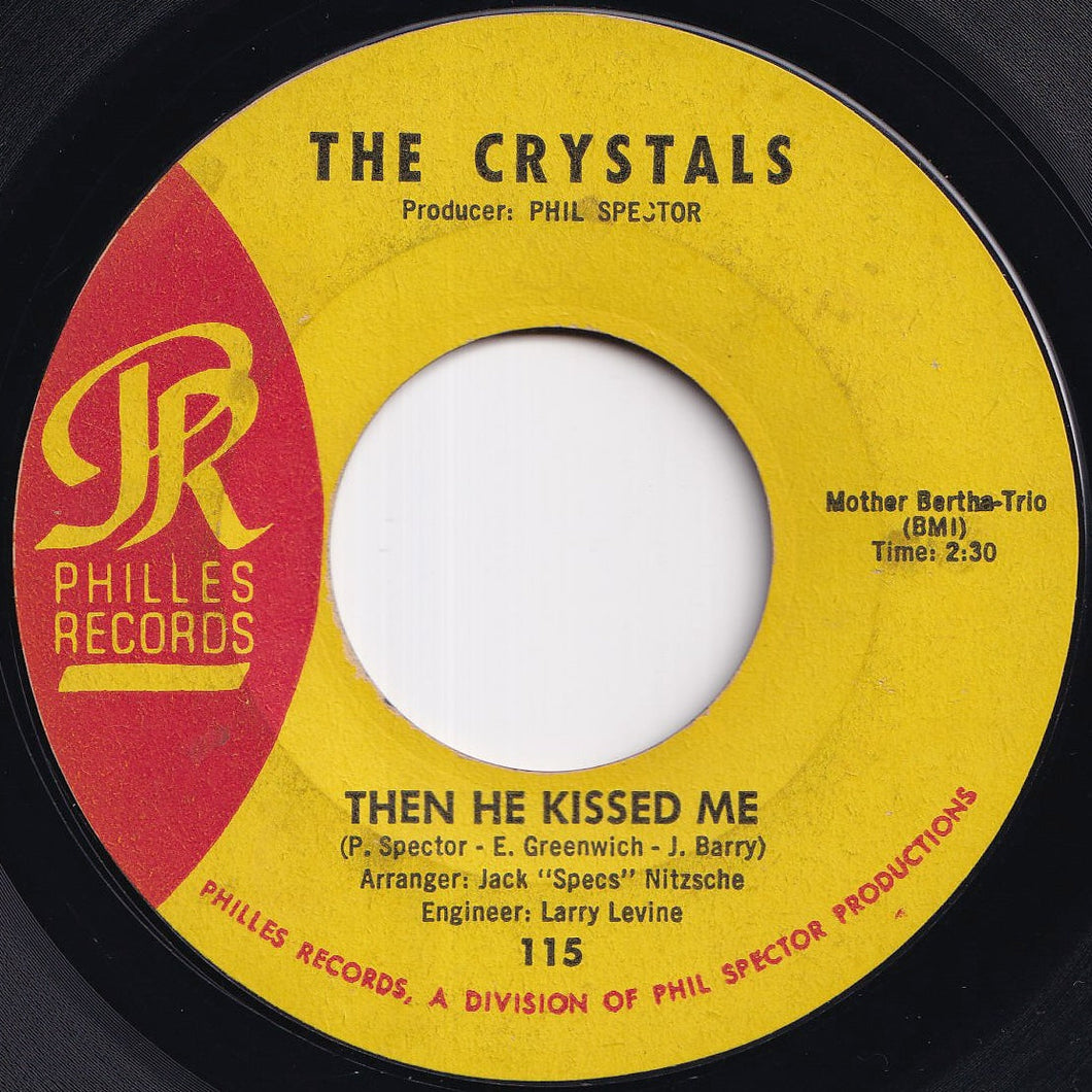 Crystals - Then He Kissed Me / Brother Julius (7 inch Record / Used)