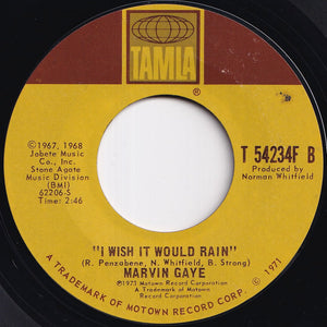 Marvin Gaye - Let's Get It On / I Wish It Would Rain (7 inch Record / Used)