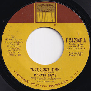 Marvin Gaye - Let's Get It On / I Wish It Would Rain (7 inch Record / Used)