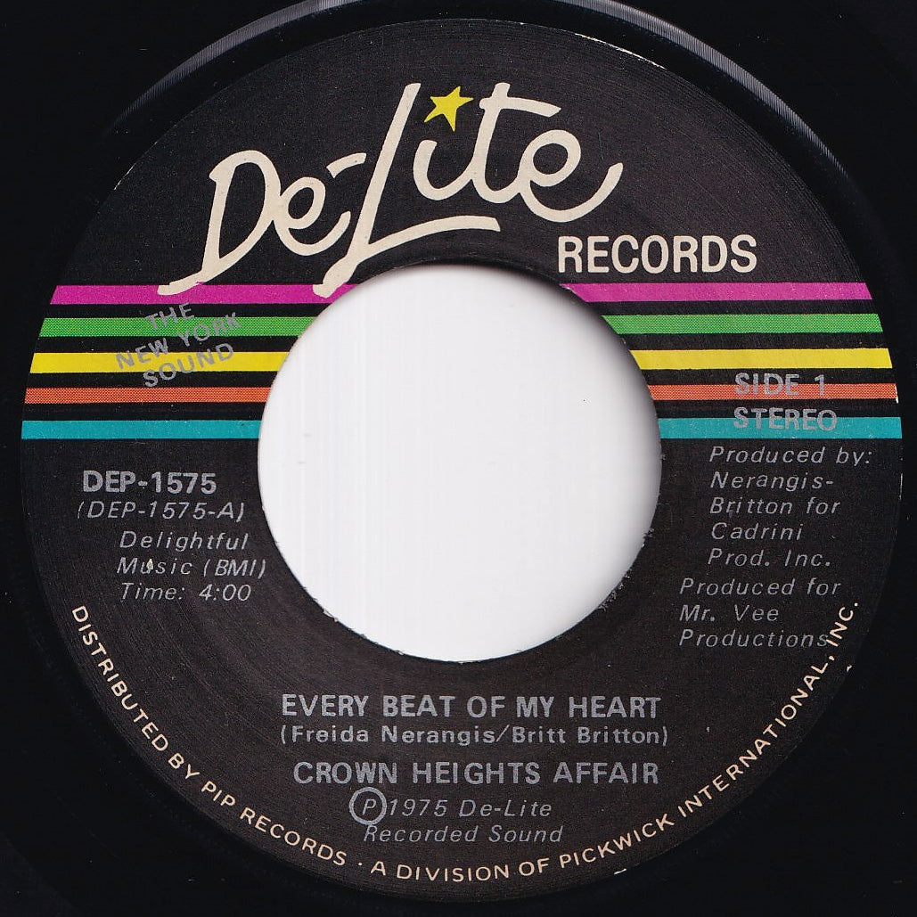 Crown Heights Affair - Every Beat Of My Heart / (New Disco Version) (7 inch Record / Used)