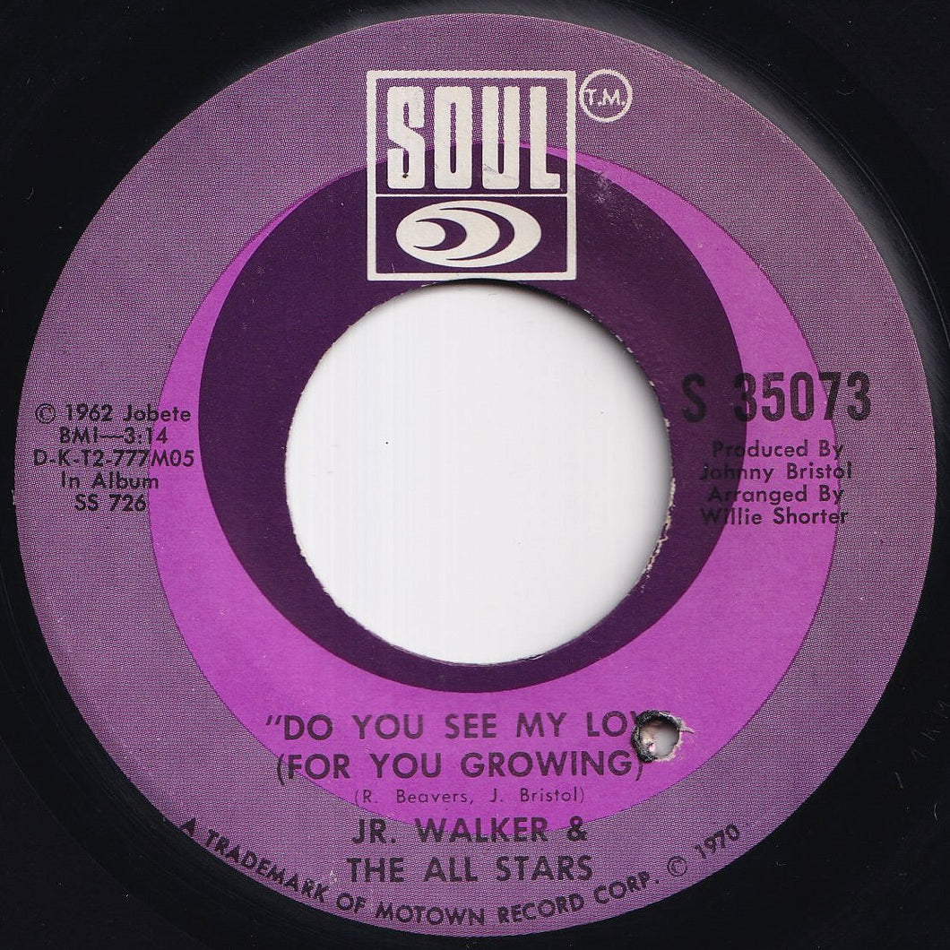 Jr. Walker & The All Stars - Do You See My Love (For You Growing) / Groove And Move (7 inch Record / Used)