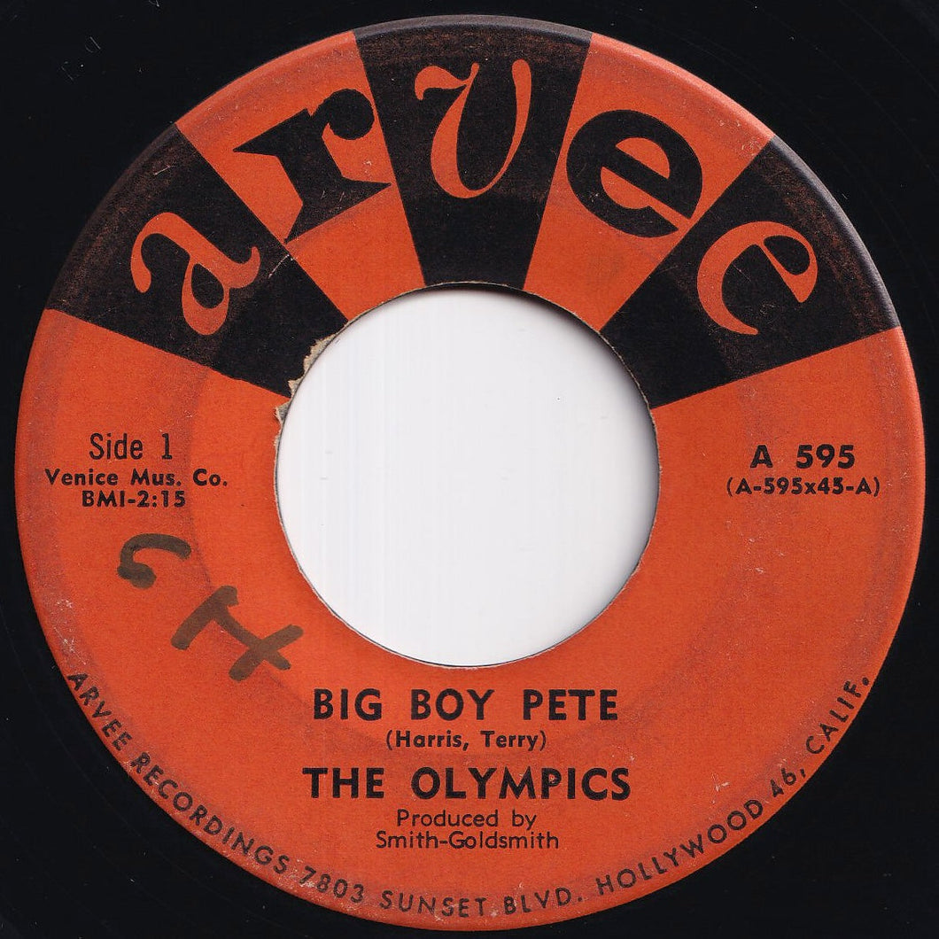 Olympics - Big Boy Pete / The Slop (7 inch Record / Used)