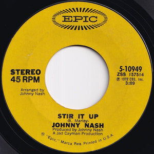 Johnny Nash - Stir It Up / Ooh Baby You've Been Good To Me (7 inch Record / Used)