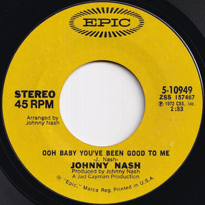 Johnny Nash - Stir It Up / Ooh Baby You've Been Good To Me (7 inch Record / Used)