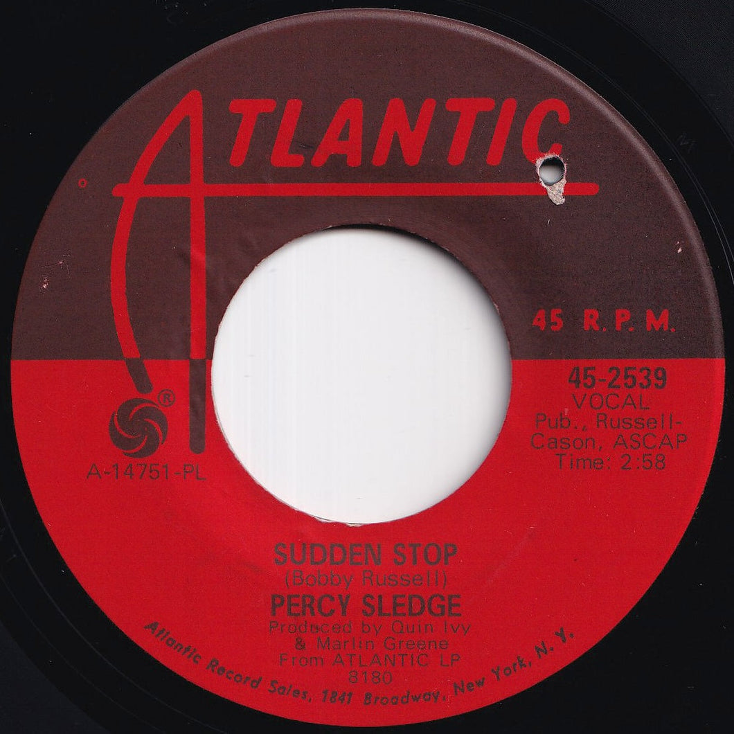 Percy Sledge - Sudden Stop / Between These Arms (7 inch Record / Used)