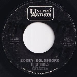 Bobby Goldsboro - Little Things / I Can't Go On Pretending (7 inch Record / Used)