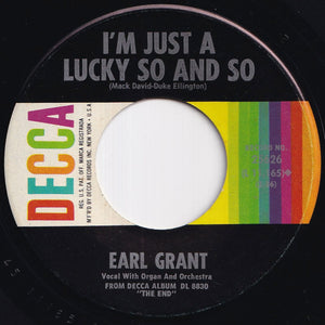 Earl Grant - Black Coffee / I'm Just A Lucky So And So (7 inch Record / Used)