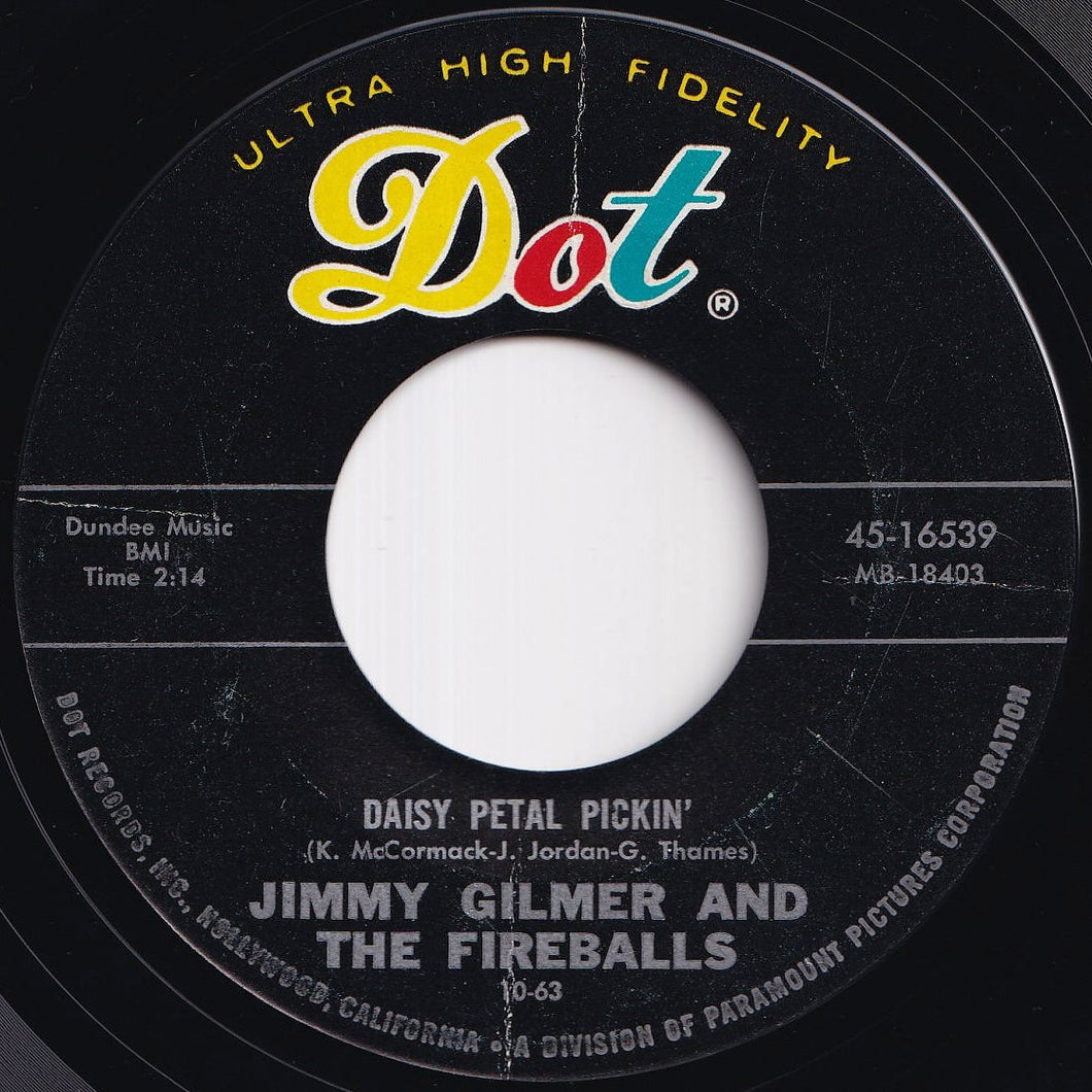 Jimmy Gilmer - Daisy Petal Pickin' / When My Tears Have Dried (7 inch Record / Used)