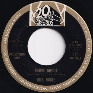 Nick Noble - Girl With The Long Red Hair / Simple Gimple (7 inch Record / Used)