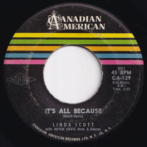 Linda Scott - I Don't Know Why / It's All Because (7 inch Record / Used)