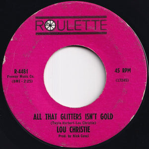Lou Christie - Two Faces Have I / All That Glitters Isn't Gold (7 inch Record / Used)