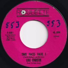 画像をギャラリービューアに読み込む, Lou Christie - Two Faces Have I / All That Glitters Isn&#39;t Gold (7 inch Record / Used)

