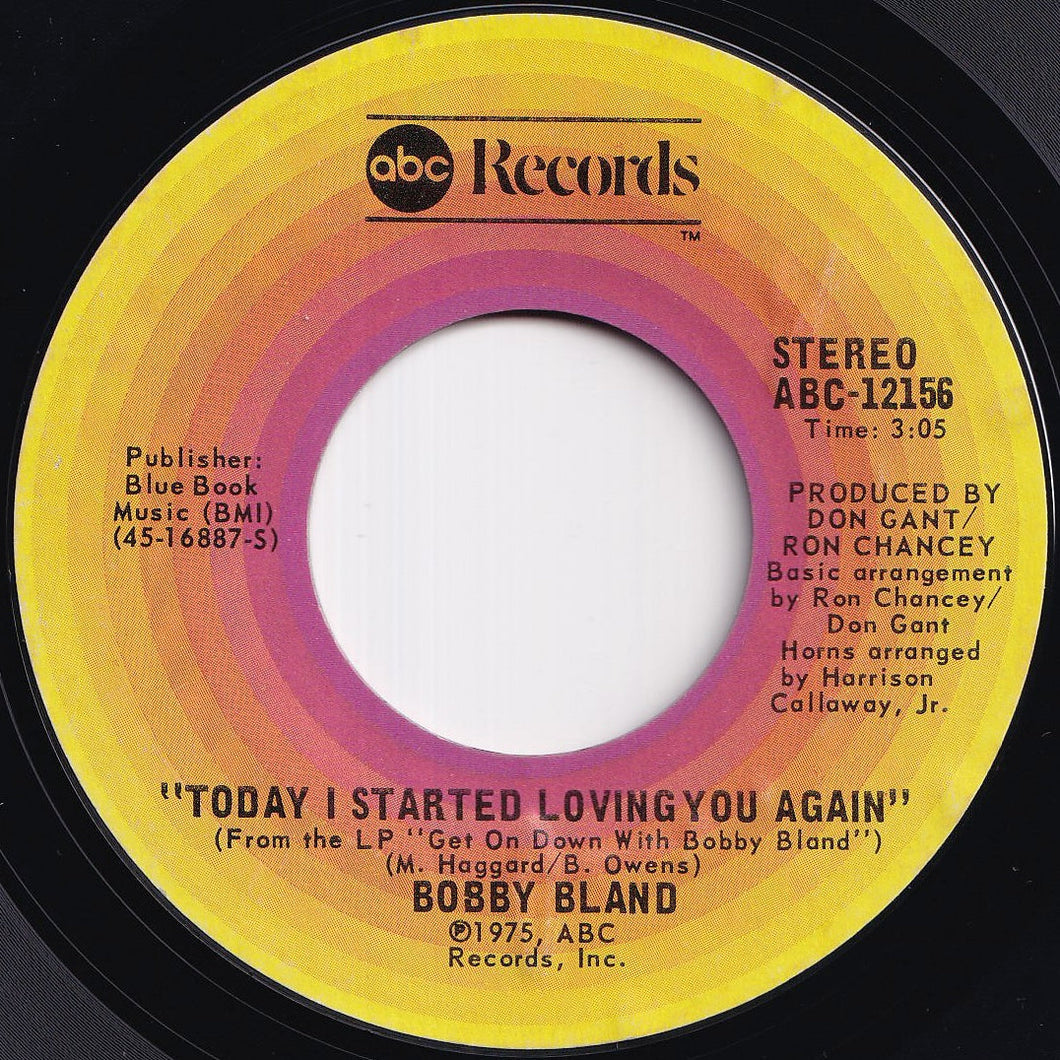 Bobby Bland - Today I Started Loving You Again / Too Far Gone (7 inch Record / Used)