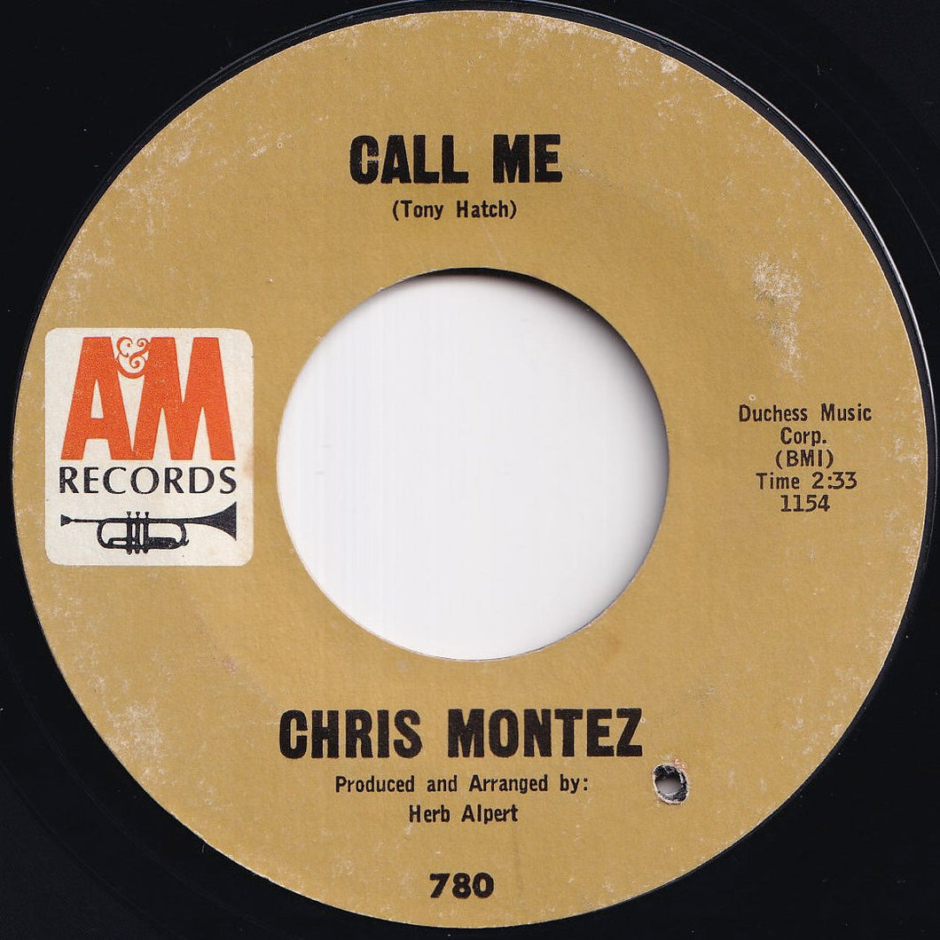 Chris Montez - Call Me / Go Head On (7 inch Record / Used)