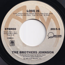 画像をギャラリービューアに読み込む, Brothers Johnson - Love Is / Right On Time (7 inch Record / Used)
