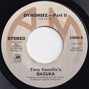 Tony Camillo's Bazuka - Dynomite (Part 1) / (Part 2) (7 inch Record / Used)
