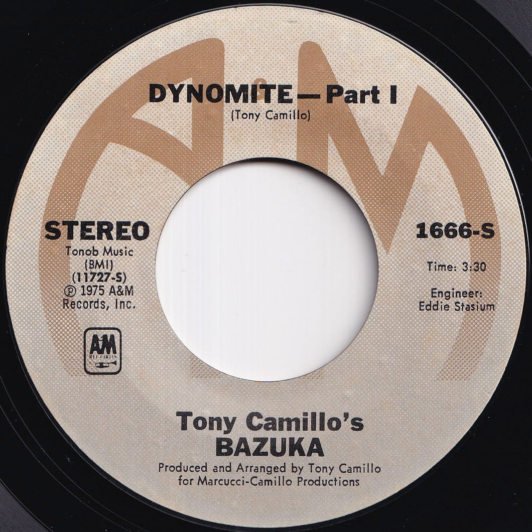 Tony Camillo's Bazuka - Dynomite (Part 1) / (Part 2) (7 inch Record / Used)