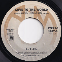 画像をギャラリービューアに読み込む, L.T.D. - Love To The World / Get Your It Together (7 inch Record / Used)
