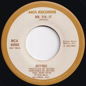 Jeffree - Mr. Fix-It / Take My Love (7 inch Record / Used)
