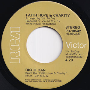 Faith Hope & Charity - Don't Go Looking For Love / Disco Dan (7 inch Record / Used)