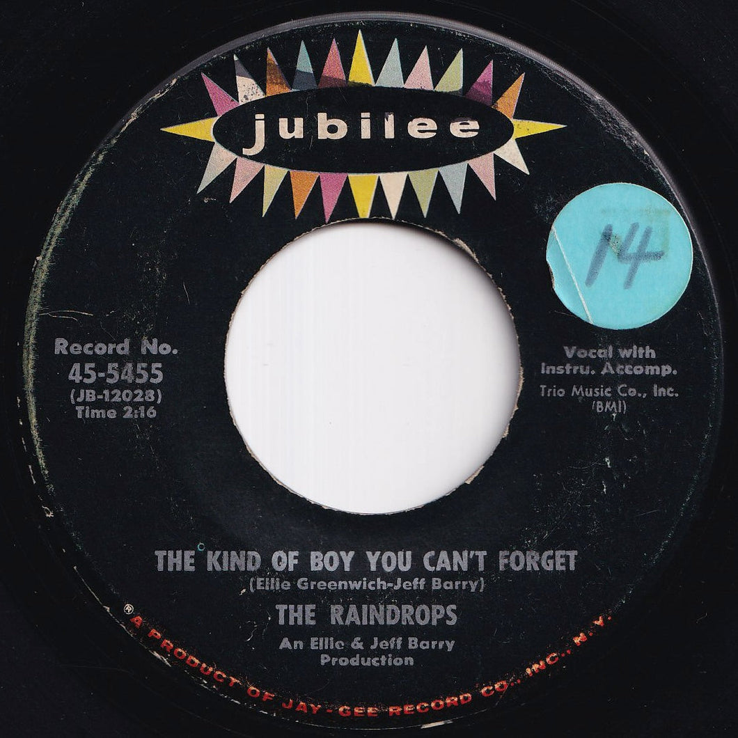 Raindrops - The Kind Of Boy You Can't Forget / Even Though You Can't Dance (7 inch Record / Used)