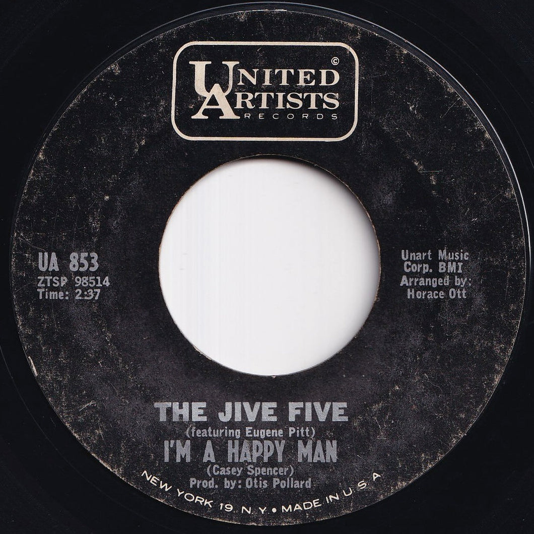 Jive Five - I'm A Happy Man / Kiss, Kiss, Kiss (7 inch Record / Used)