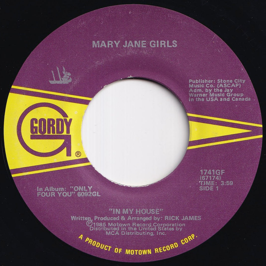 Mary Jane - In My House / (Instrumental) (7 inch Record / Used)