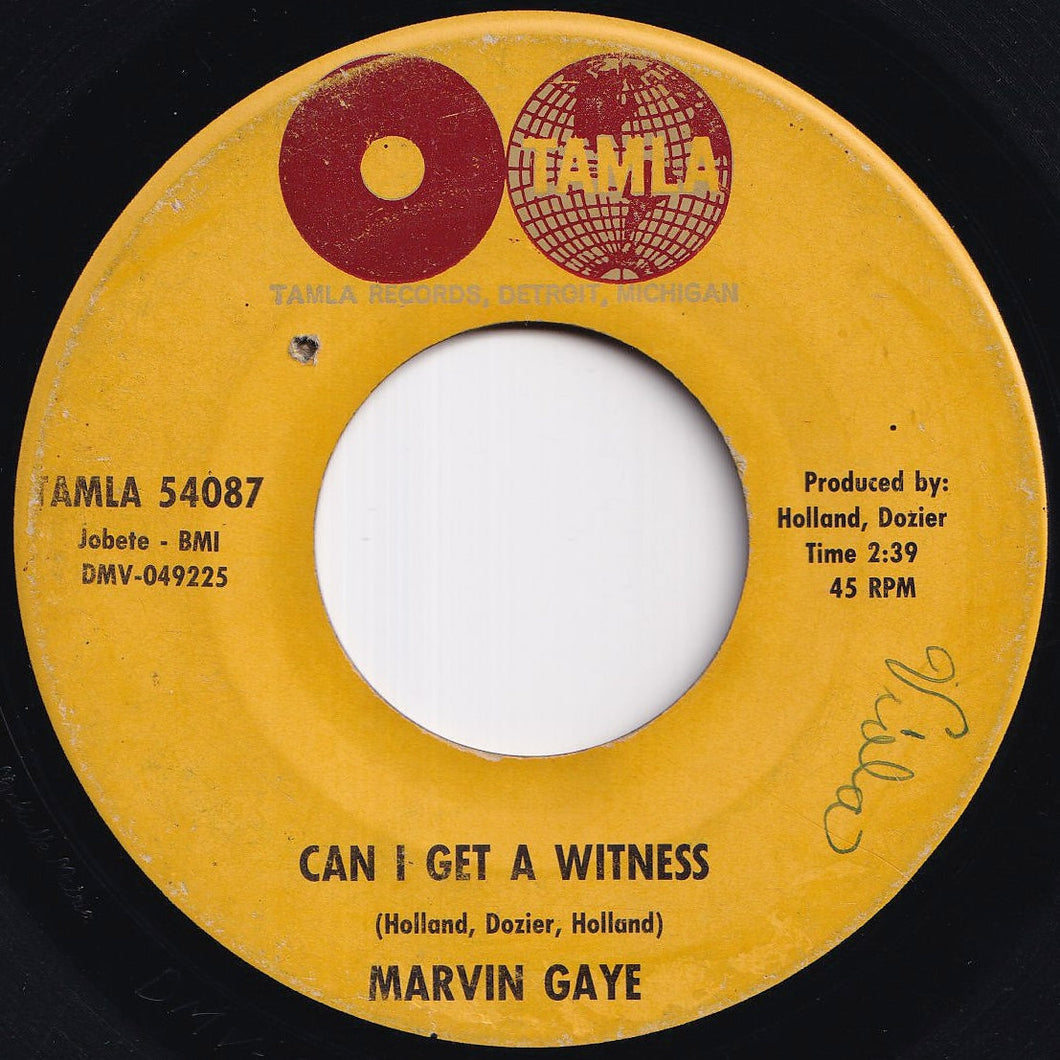 Marvin Gaye - Can I Get A Witness / I'm Crazy 'Bout My Baby (7 inch Record / Used)