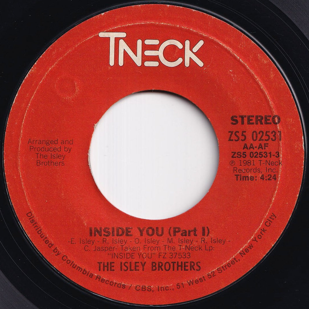 Isley Brothers - Inside You (Part 1) / (Part 2) (7 inch Record / Used)