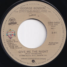 Load image into Gallery viewer, George Benson - Give Me The Night / Love X Love (7 inch Record / Used)
