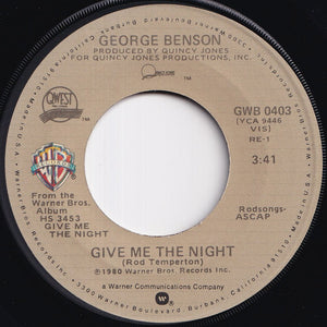 George Benson - Give Me The Night / Love X Love (7 inch Record / Used)
