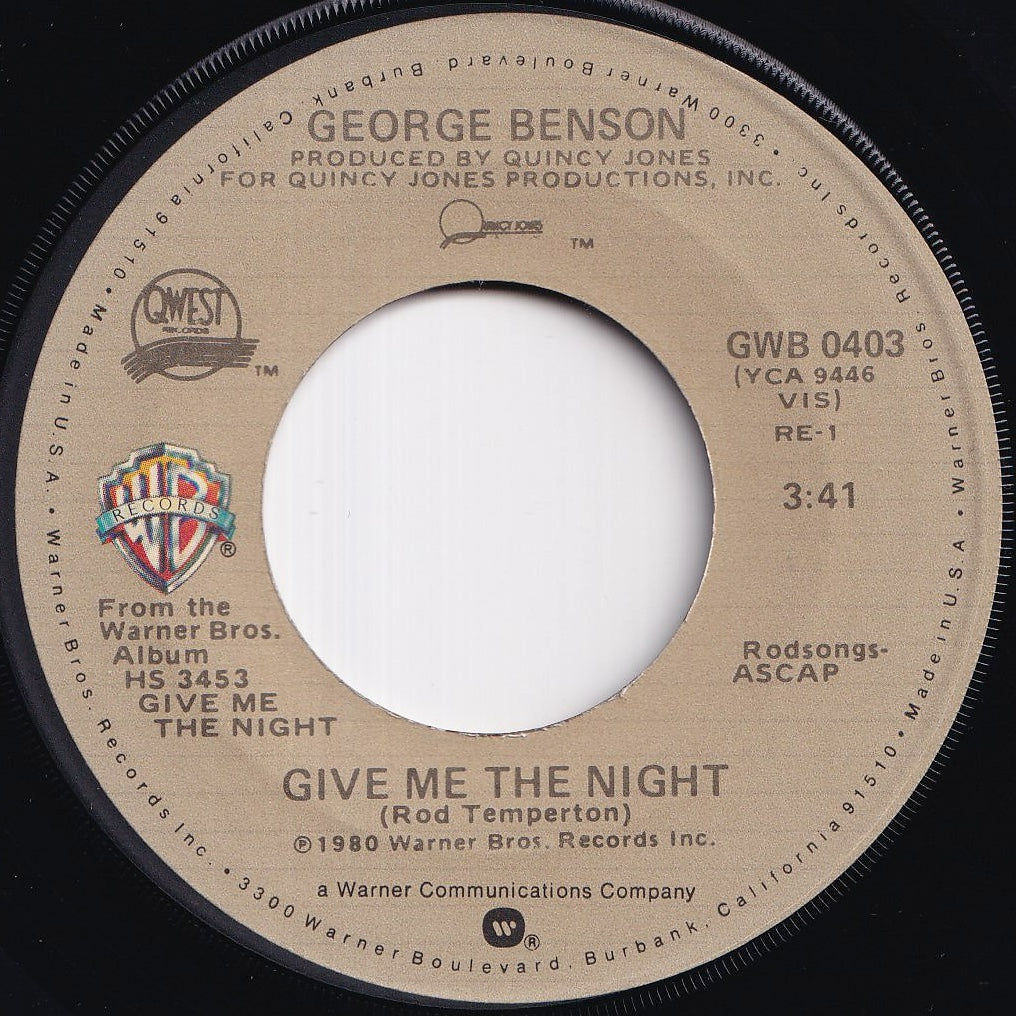 George Benson - Give Me The Night / Love X Love (7 inch Record / Used)