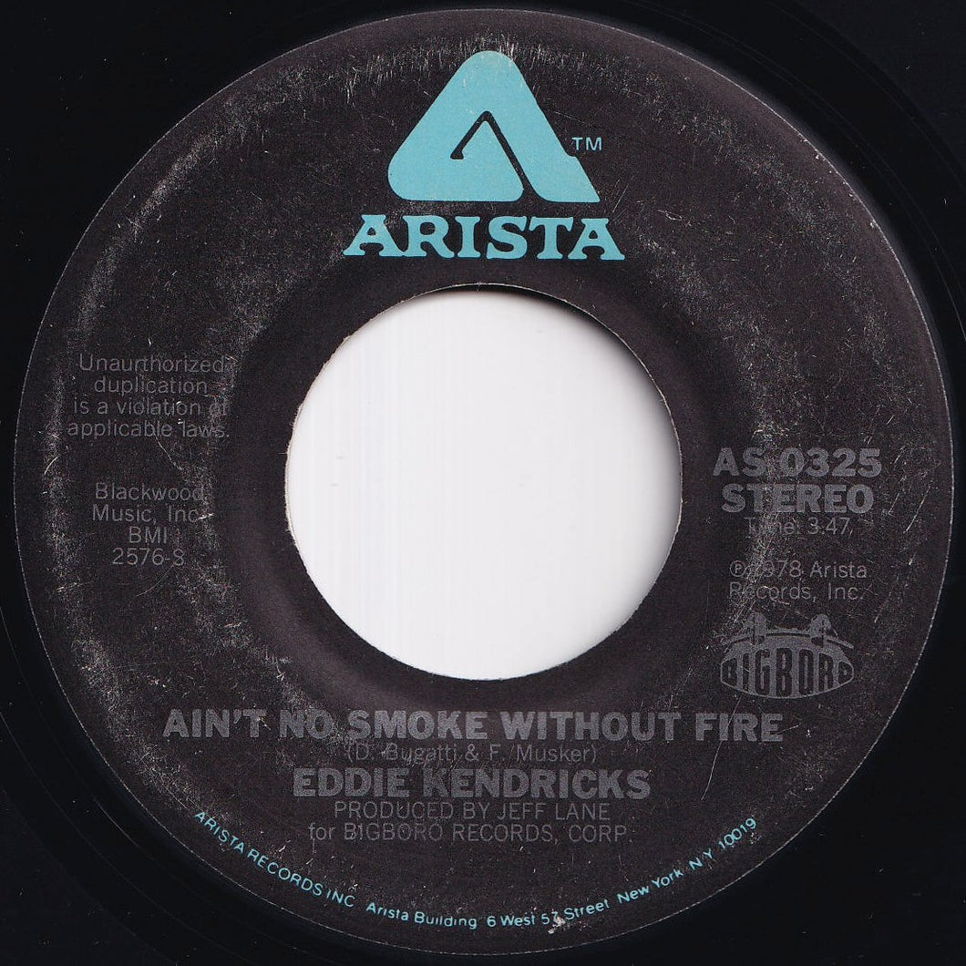 Eddie Kendricks - Ain't No Smoke Without Fire / Love Love Love (7 inch Record / Used)