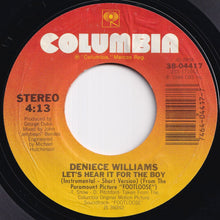 画像をギャラリービューアに読み込む, Deniece Williams - Let&#39;s Hear It For The Boy / (Instrumental - Short Version) (7 inch Record / Used)
