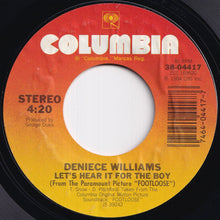 画像をギャラリービューアに読み込む, Deniece Williams - Let&#39;s Hear It For The Boy / (Instrumental - Short Version) (7 inch Record / Used)
