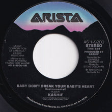 画像をギャラリービューアに読み込む, Kashif - Baby Don&#39;t Break Your Baby&#39;s Heart / (Instrumental) (7 inch Record / Used)
