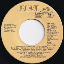 画像をギャラリービューアに読み込む, Dr. Buzzard&#39;s Original Savannah Band - Whispering Cherchez La Femme Se Si Bon (Edited Version) / (Long Version) (7 inch Record / Used)
