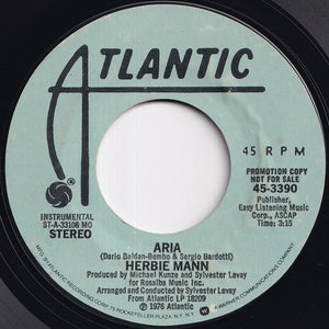 Herbie Mann - Aria / Aria (7 inch Record / Used)