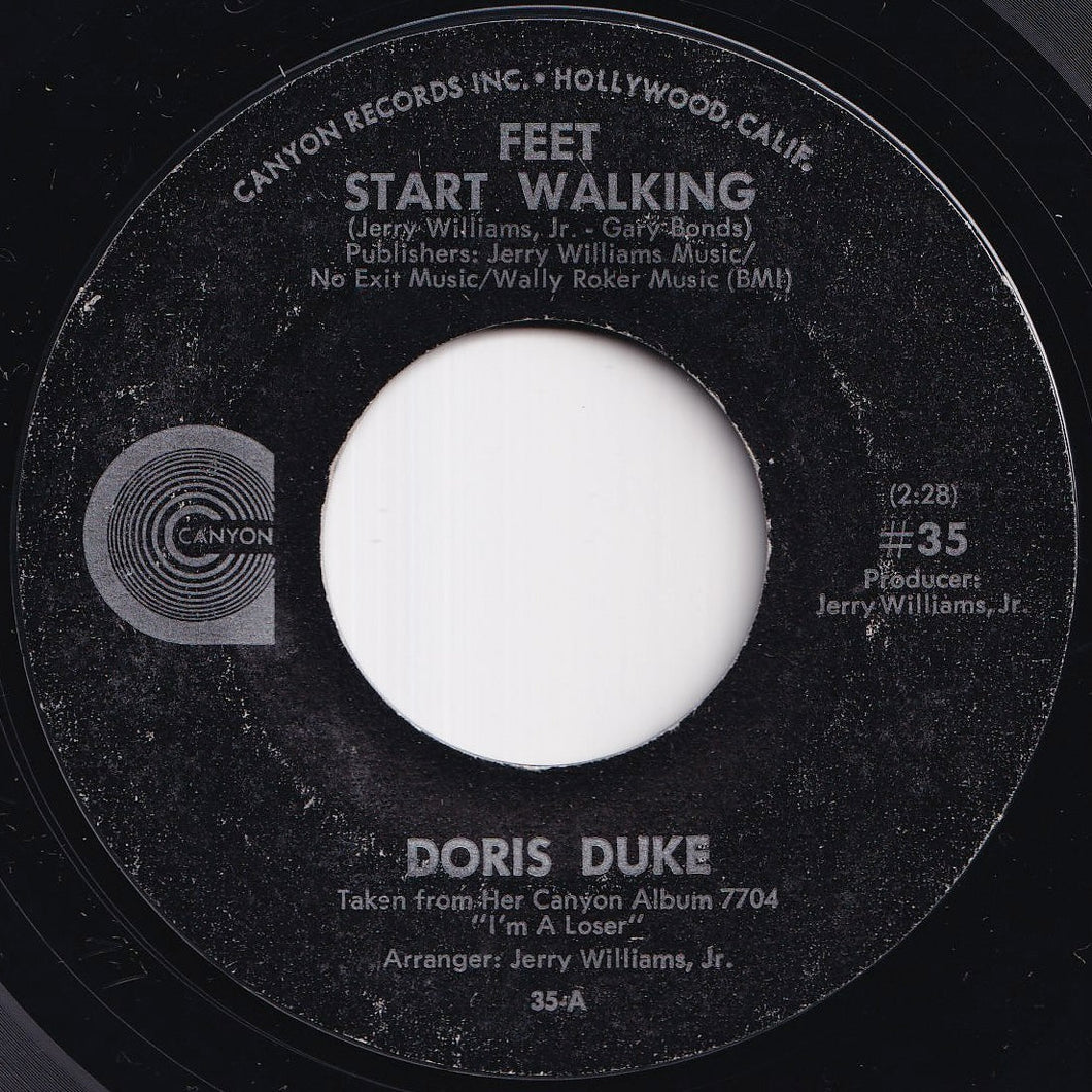 Doris Duke - Feet Start Walking / How Was I To Know You Cared (7 inch Record / Used)