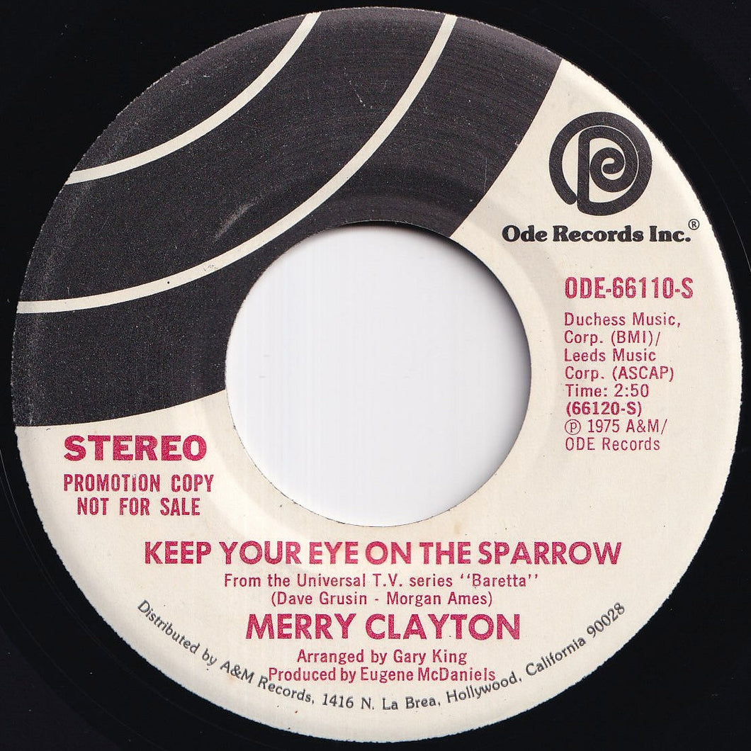 Merry Clayton - Keep Your Eye On The Sparrow (Stereo) / (Mono) (7 inch Record / Used)